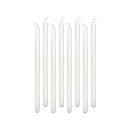 5&#x22; Tall White Taper Birthday Candles
